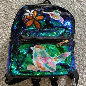 Fashion Angels Sequin Backpack Multi StylelabGirl Hummingbird and Floral